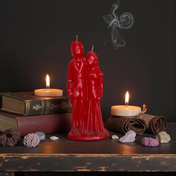 Red_Wedding_Couple_Candle